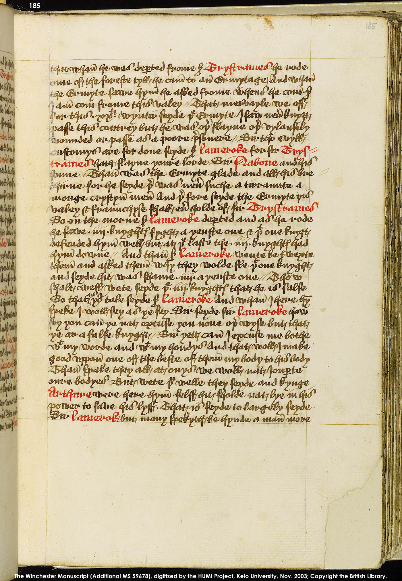 Folio 185r